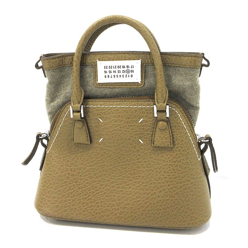 【三重本店】 中古 Maison Margiela | メゾンマルジェラ ショルダーバッグ 5AC マイクロバッグ S56WG0081 ブラウン 【121】