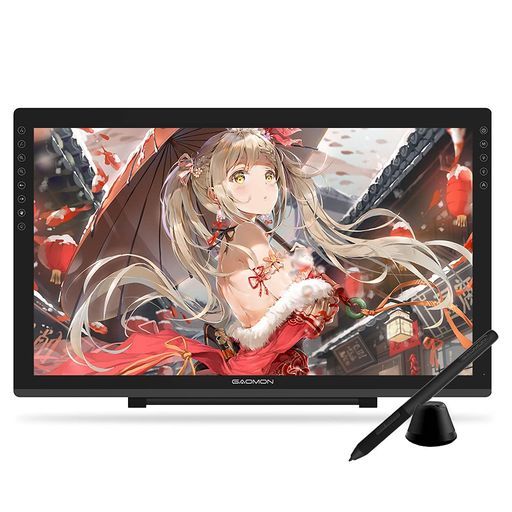 GAOMON液タブPD220021.5インチ92%NTSCIPSパネルフルラミネーション液晶タブレット傾き検知筆圧8192レベル充電不要ペンイラストデザインお絵描き液晶ペンタブレット無段階スタンド付き