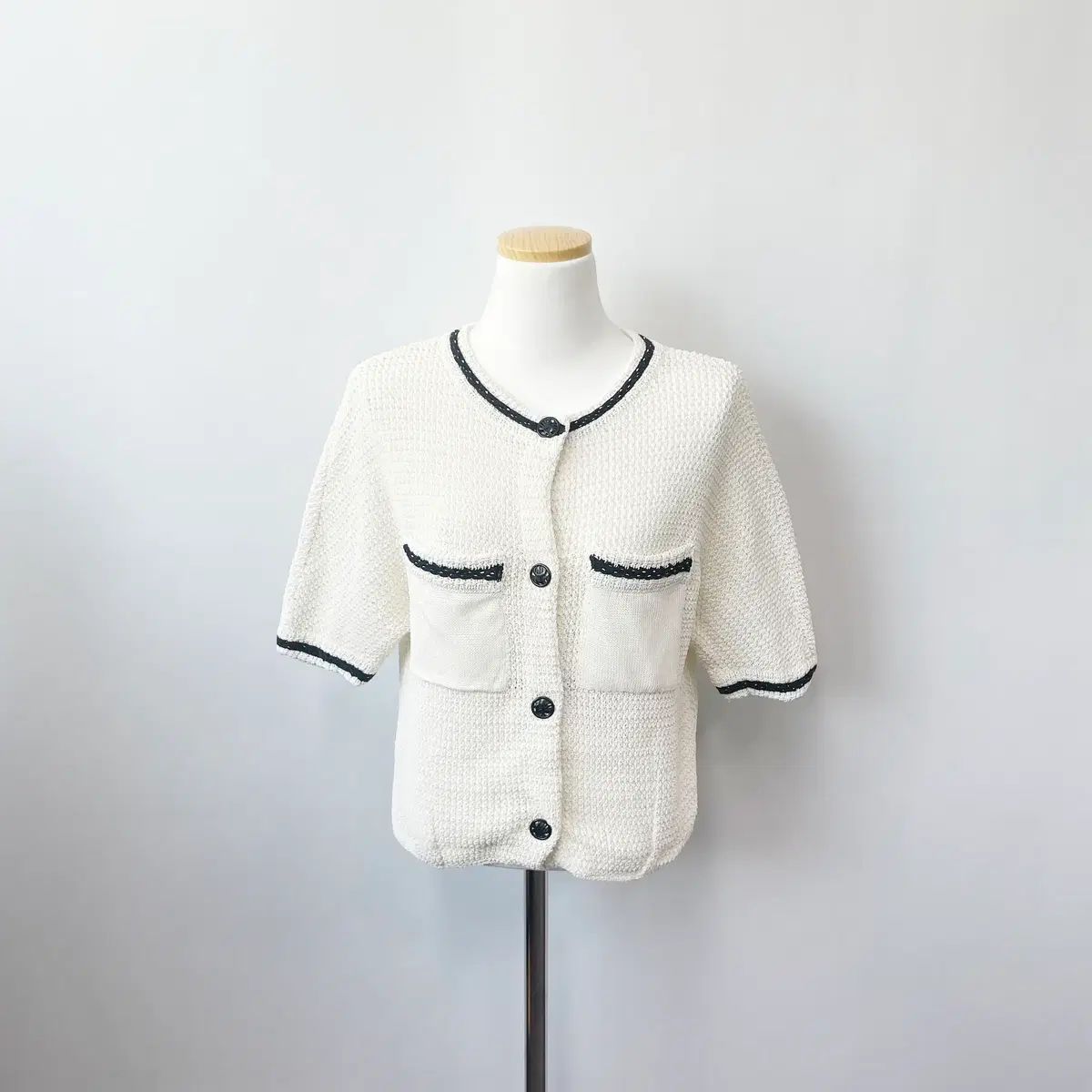 オブ제 ハンサム正規品 22 レディース シースルー 半袖ジャケット 90 ジーンズセンス