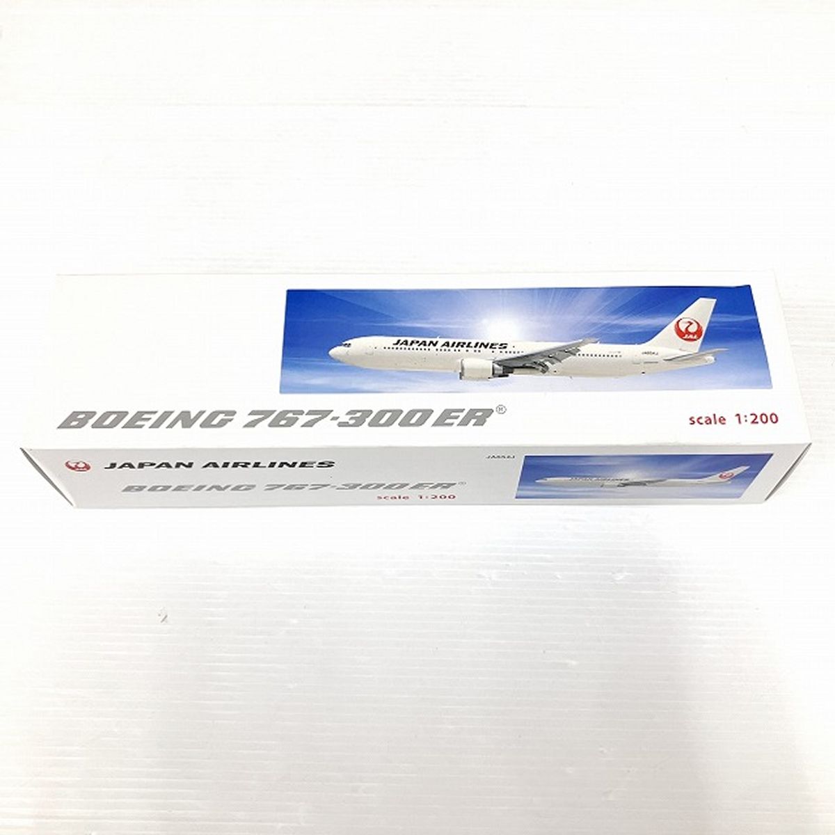 JALUX BOEING 767-300ER 1/200 JA654J ボーイング 日本航空 JAL 飛行機模型 フィギュア 中古 O11220411