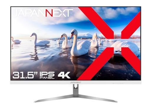 JAPANNEXT31.5インチモニター4KUHD3840x2160解像度IPSディスプレイ(HDMI/DisplayPort/VESA対応/ブルーライトカット)JN-IPS315UHD-W