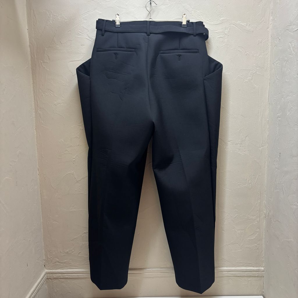 sacai サカイ 25SS Suiting Bonding Pants ワイドパンツ 25-03586M