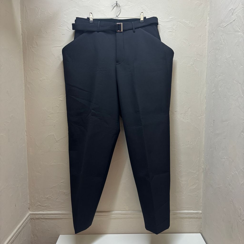 sacai サカイ 25SS Suiting Bonding Pants ワイドパンツ 25-03586M