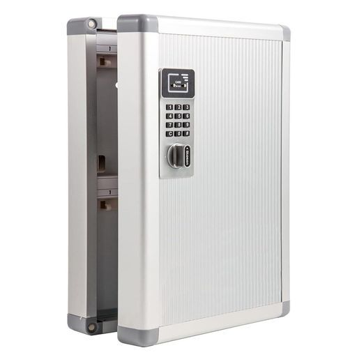 Glosenキーオーガナイザーロックボックスキーボックスウォールマウントコードロックとキータグ付き家の鍵屋外キーキャビネット(Smallパスワード)