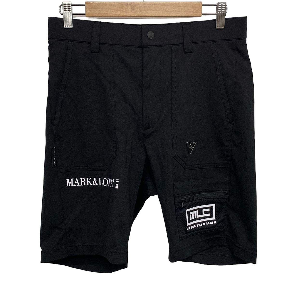 MARK&LONA(マークアンドロナ) ショートパンツ サイズ46 XL メンズ美品 黒×白 CODEコレクション