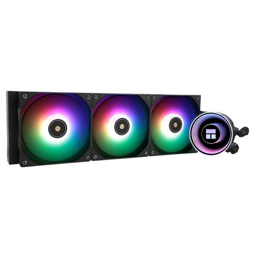 ThermalrightFrozenNotte360BlackArgbV2水冷CPUクーラー、360mmBlackCPUCooler仕様、3PWMファン、AMD:AM4/AM5、IntelLGA