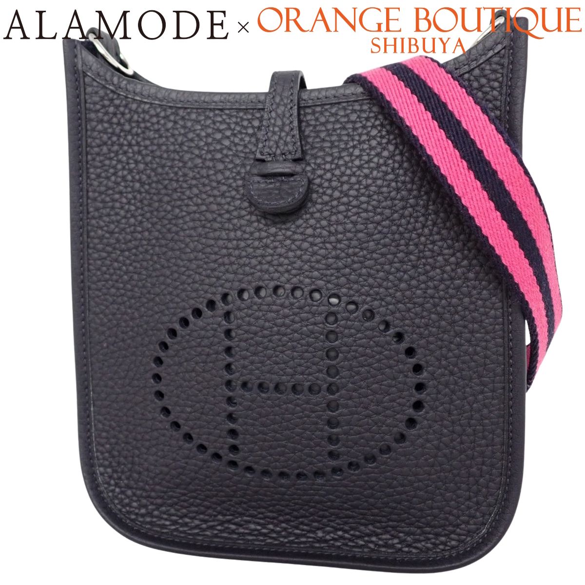 HERMES(エルメス) エブリン アマゾンTPM キャバン ブラック黒 トリヨンクレマンス パラジウム金具 シルバー金具 K刻印 ショルダーバッグ 肩掛け 斜め掛け エヴリン レディース 40802193396【中古】【アラモード】