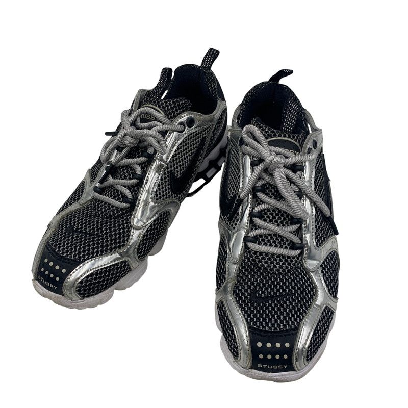 【中古品】 NIKE×STUSSY ナイキ×ステューシー CU1854-001 AIR ZOOM SPIRIDON CAGED エア ズーム スピリドン ケージ スニーカー シューズ 靴 【160-260507-cs-17-izu】