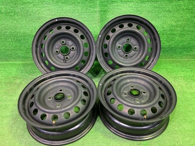 トヨタ TOYOTA 純正 プロボックス NCP165V ホイール スチール クロ 14インチ 5J 4穴 4本 100