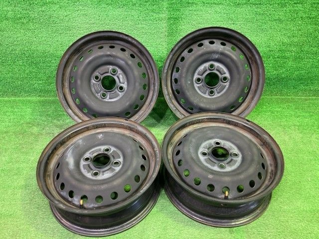ホンダ HONDA 純正 N-BOX JF1 ホイール スチール クロ 14インチ 4.5J 4穴 4本 100 42700-TY7-N01
