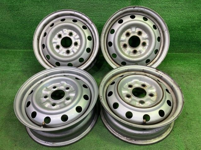 日産 NISSAN 純正 バネット SKF2MN ホイール スチール シルバー 14インチ 5J 5穴 4本 114.3 40300-HA201
