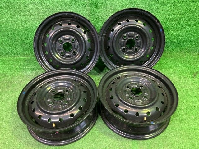 スズキ SUZUKI 純正 スペーシア MK53S ホイール スチール クロ 14インチ 4.5J 4穴 4本 100 43210-63R00-09L 7,550円