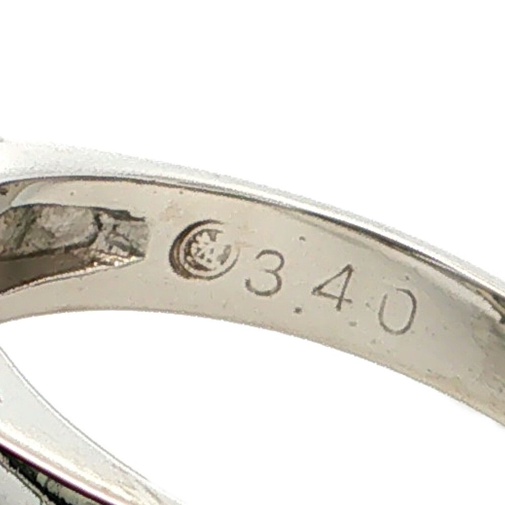 3.4ct 0.48ct 翡翠 ジェイド ダイヤモンドリング 指輪 Pt900-7.9g 9号 #49 プラチナ【♀】【S】【レディース】★■611722【中古】 3.4ct 0.48ct 翡翠 ジェイド ダイヤモンドリング 指輪 Pt900-7.9g 9号 #49 プラチナ【♀】【S】【レディース】★■611722【中古】