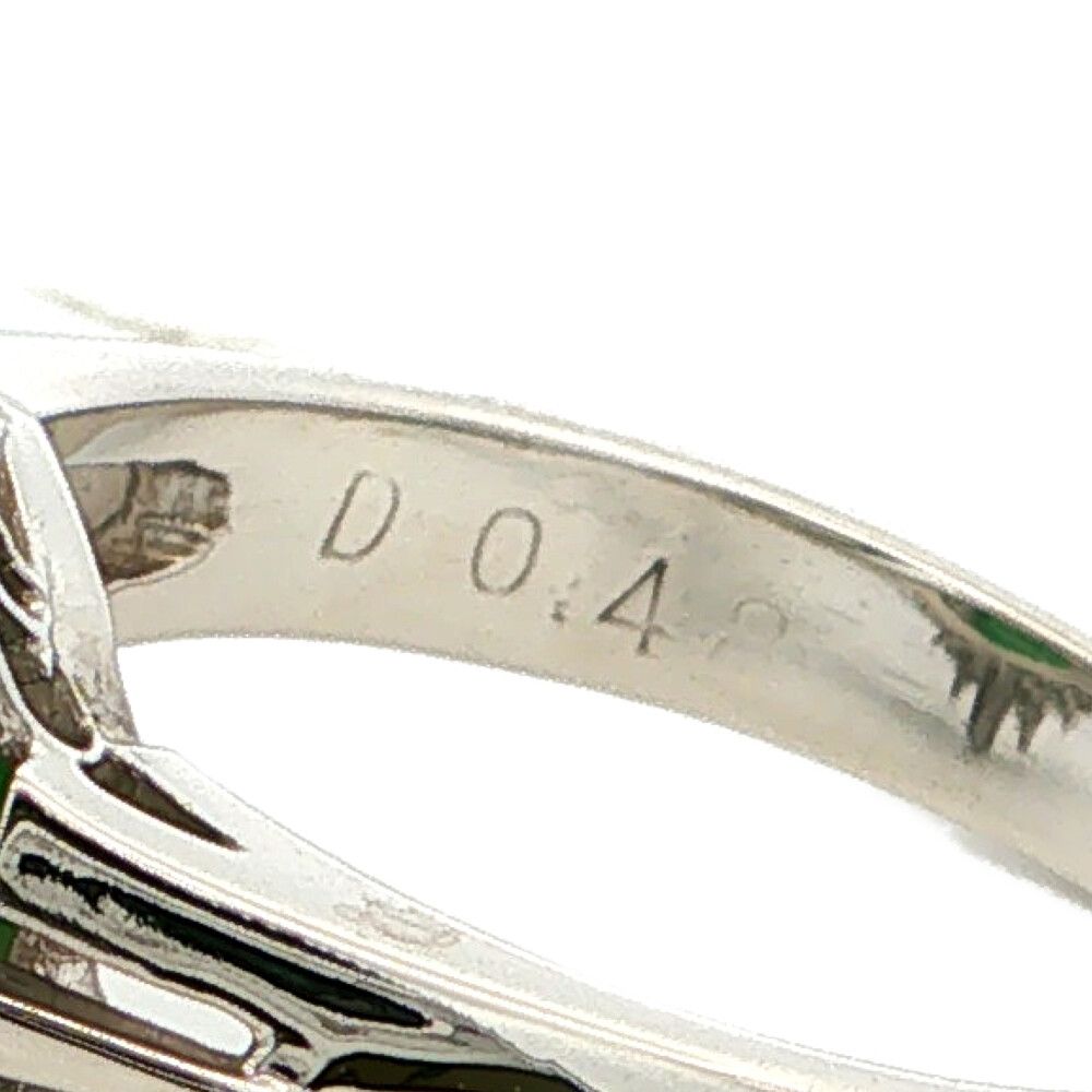 3.4ct 0.48ct 翡翠 ジェイド ダイヤモンドリング 指輪 Pt900-7.9g 9号 #49 プラチナ【♀】【S】【レディース】★■611722【中古】 3.4ct 0.48ct 翡翠 ジェイド ダイヤモンドリング 指輪 Pt900-7.9g 9号 #49 プラチナ【♀】【S】【レディース】★■611722【中古】