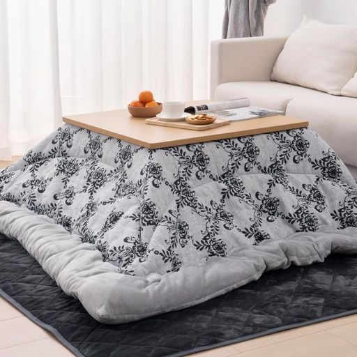 HOMFINEこたつ布団長方形大判単品205x285cm両面使えるこたつふとんリバーシブルこたつ用布団あったか厚手シェニールフランネルこたつ掛け布団適応こたつ台:80~90x135~150cmふわふわぽかぽかぬ…