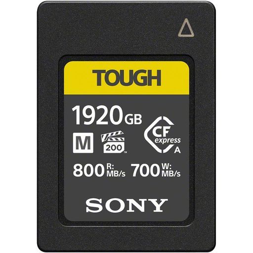 【動画・連写に】ソニーCFexpressTypeAメモリーカードCEA-M1920TTOUGH1920GB(ILCE-1/FX6/FX3/FX30/ILCE-7SM3/ILCE-7M4対応)