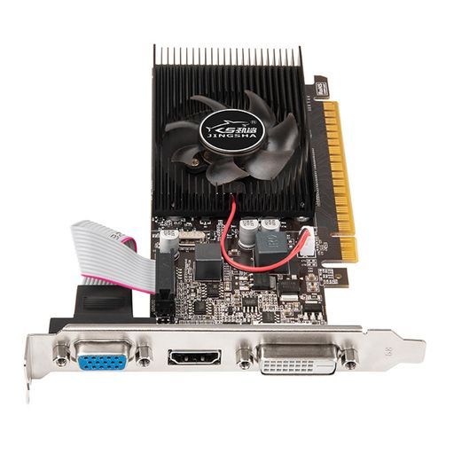 SnsowedGT610グラフィックスカード1GB/DDR3/810/1800MHz64ビットメモリビデオカードコンピュータグラフィックスカードHD+VGAポートオフィスエンターテイメント用