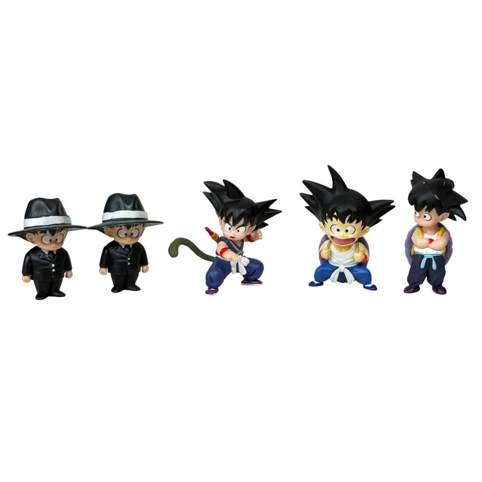 ドラゴンボール 孫悟空 幼少期 少年期 ハイクオリティキーホルダー ワールドコレクダブルフィギュア 5個セット