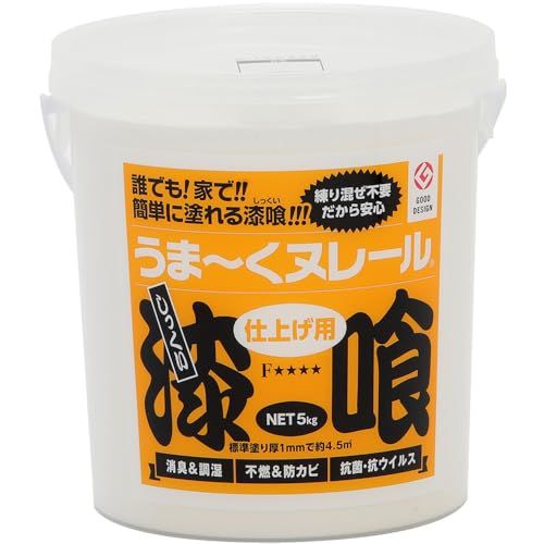 日本プラスター うま~くヌレール 5kg 白色 12UN01pms 6a135499