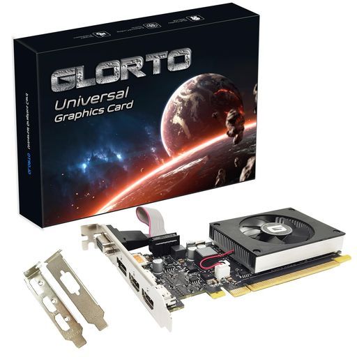 GeForceGT730グラフィックボード4GBDDR364ビット、PCIExpressX8、DirectX12、2XHDMI、ロープロファイル、PC、SFF、およびHTPC用のエントリーレベルGPU、Windows