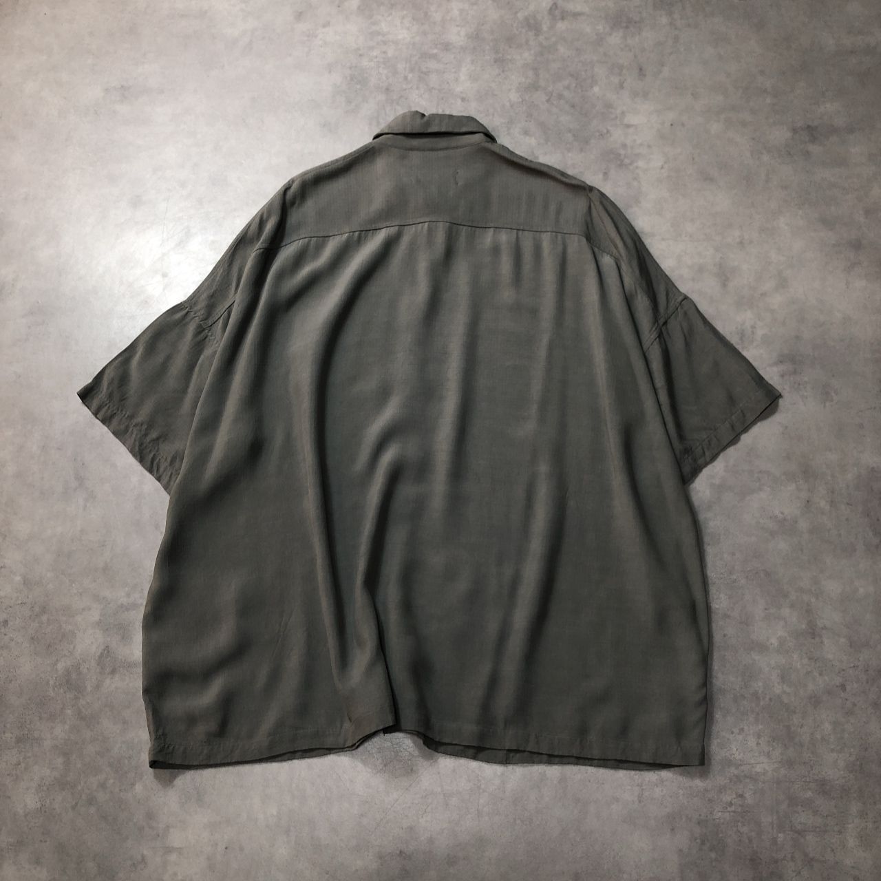 GQ5428◇marka：リップストップ半袖シャツ◇1◇グレー系 マーカ