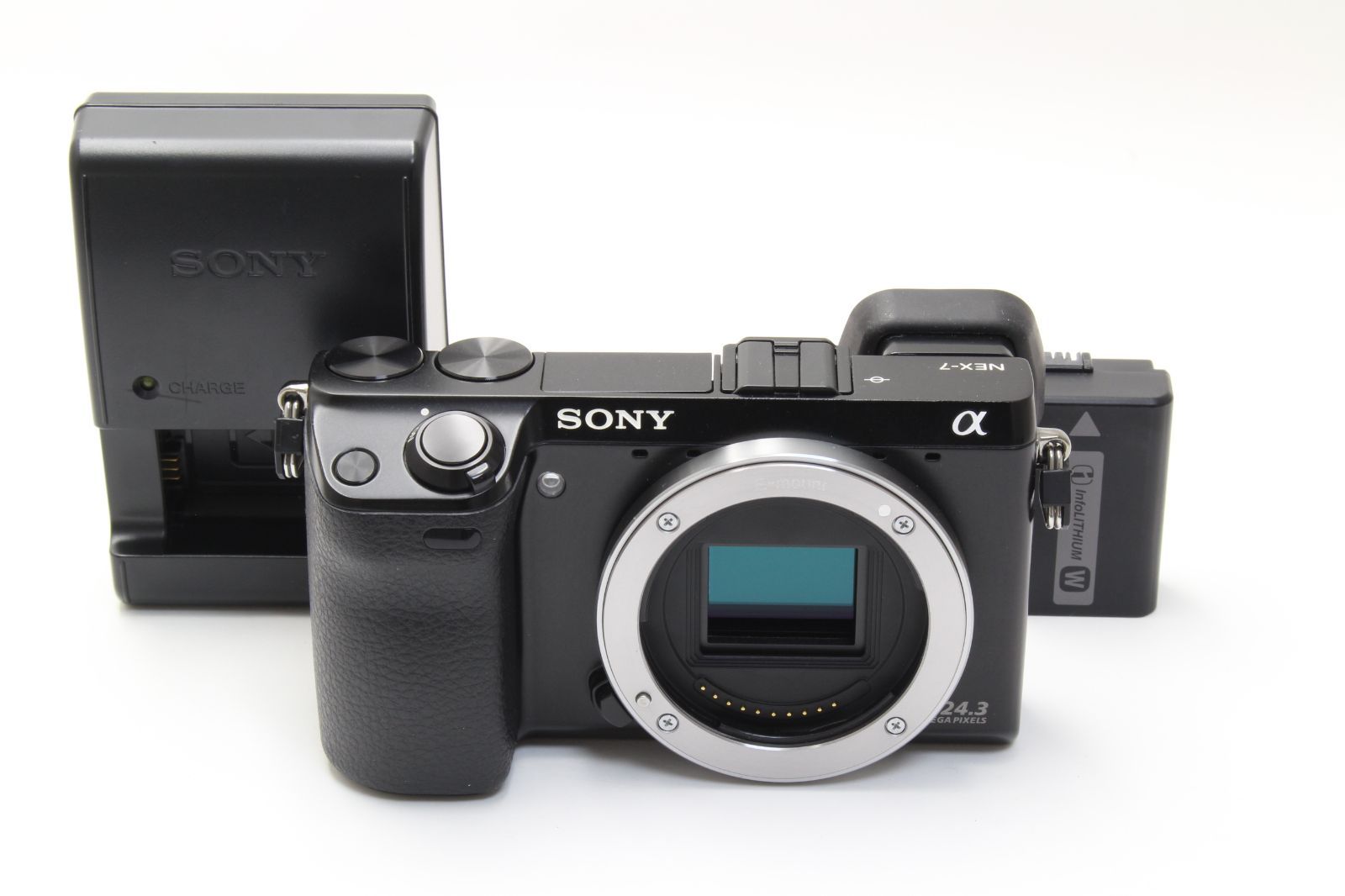 AA (極上美品) SONY ソニー NEX-7 ボディ ブラック ショット数1896回 初期不良返品無料 4-117