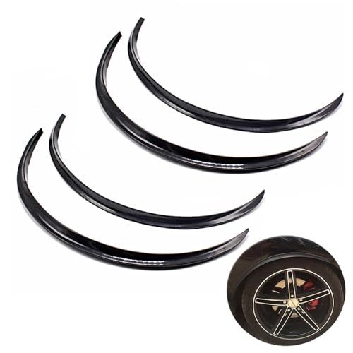 Wellvie classy オーバーフェンダー 汎用 65cm カーボン調 フェンダーリップ ハミタイ対策 泥除けリア フロント兼用 曲面 カスタム 外装パーツ（4枚セット）kk