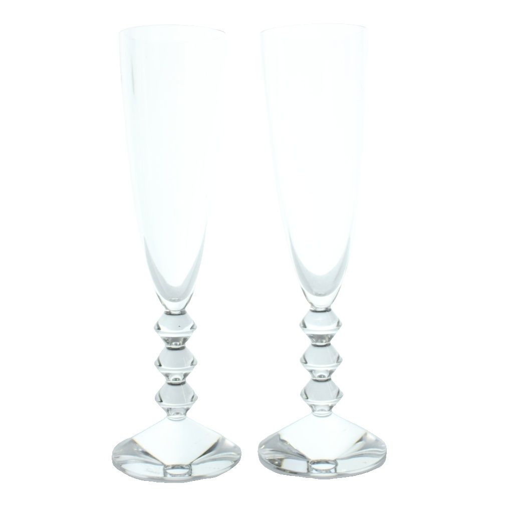 バカラ Baccarat ベガ シャンパン フルート グラス 2客 ペアセット
