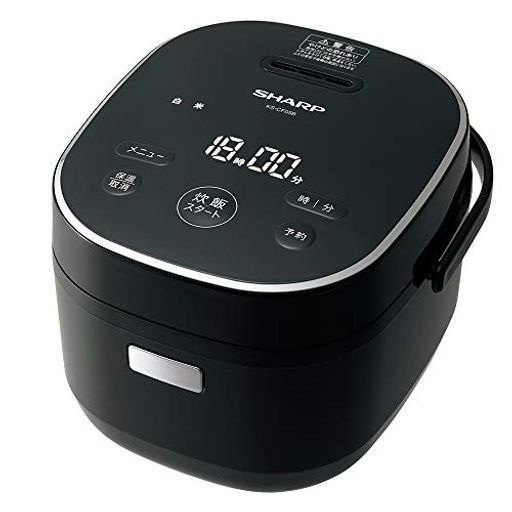 シャープ炊飯器KS-CF05B-B3合一人暮らしマイコンパン調理機能ブラック