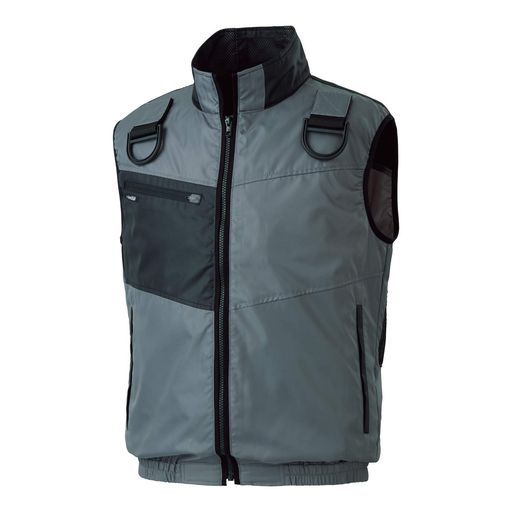 サンエス(SUN-S)空調風神服フルハーネス用ベストKU95990GグレーLL【服のみ】