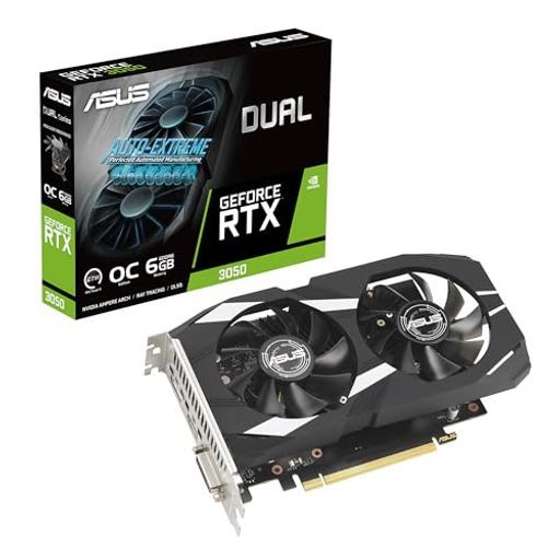 ASUSDualGeForceRTX3050OCEdition6GBGDDR6ビデオカード/DUAL-RTX3050-O6G国内正規流通品