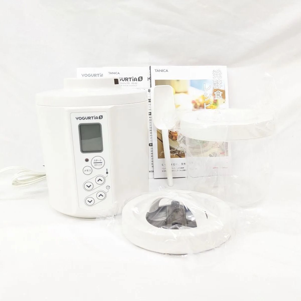 1度使用 極美品！TANICAヨーグルティアS ガラスセット YS-02GW