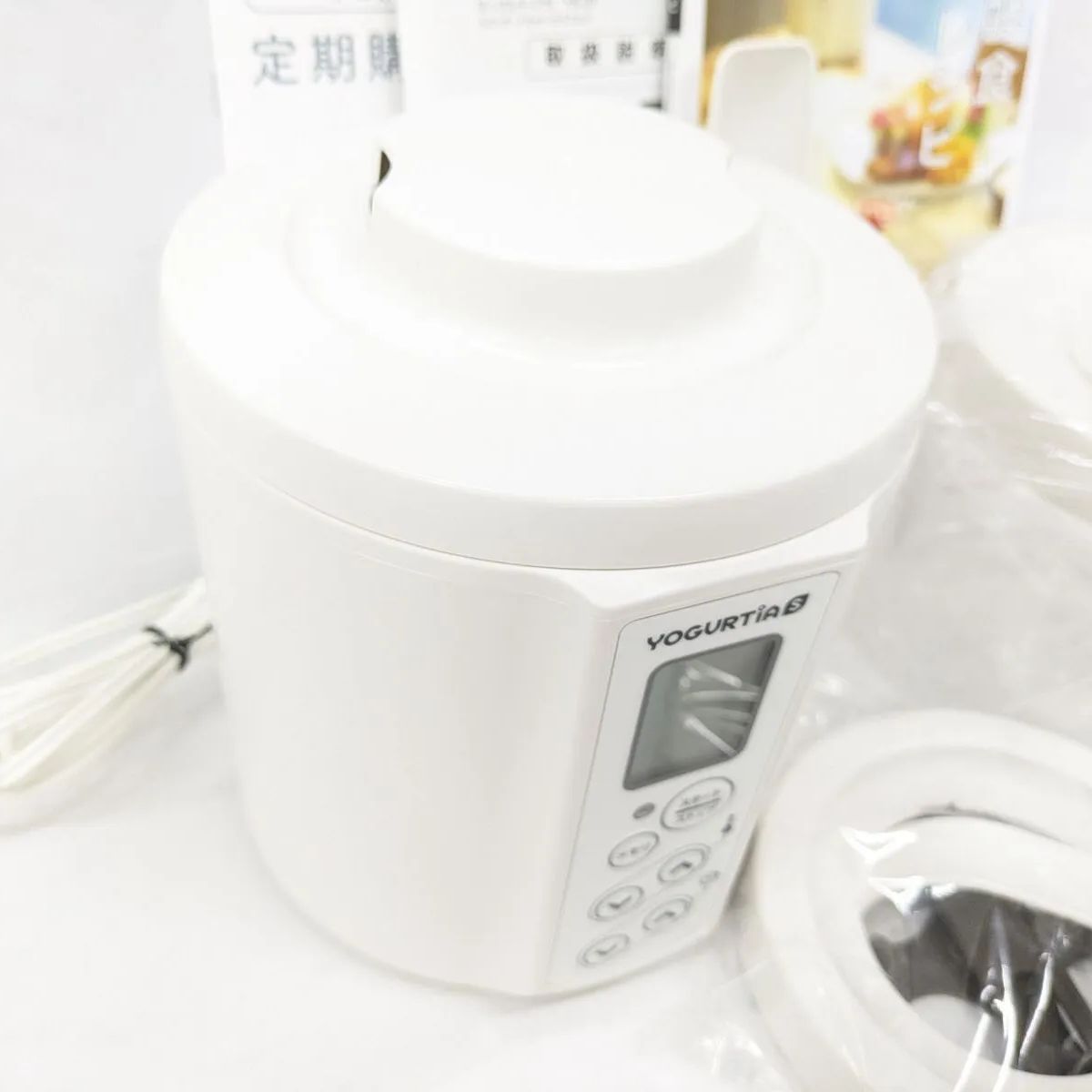 1度使用 極美品！TANICAヨーグルティアS ガラスセット YS-02GW