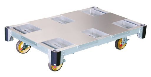 ピカ(PiCa)ピカコーポレイションアルミ台車CAF-4B最大積載1000kg軽量ウレタンキャスター大型荷物対応業務用工場倉庫物流