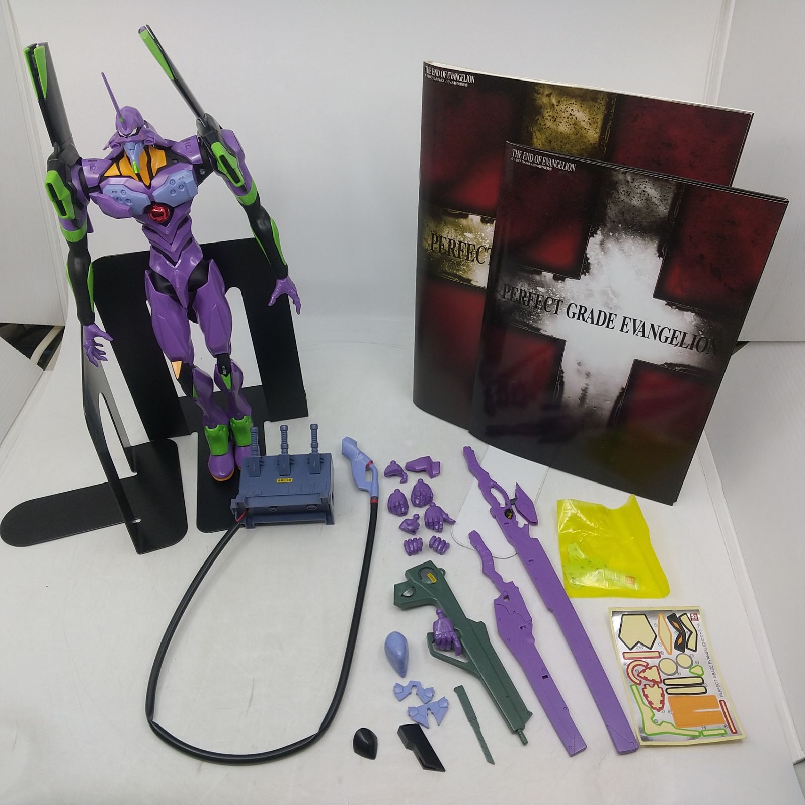 ジャンク】PG エヴァンゲリオン初号機 EVA-01 組立済 パーツ一部付属 