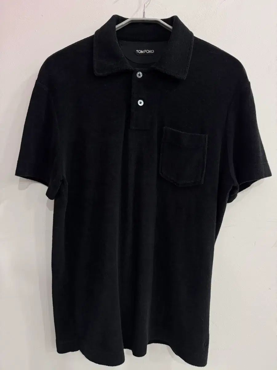TOMFORD トムフォード PKカラーTシャツ ブラック