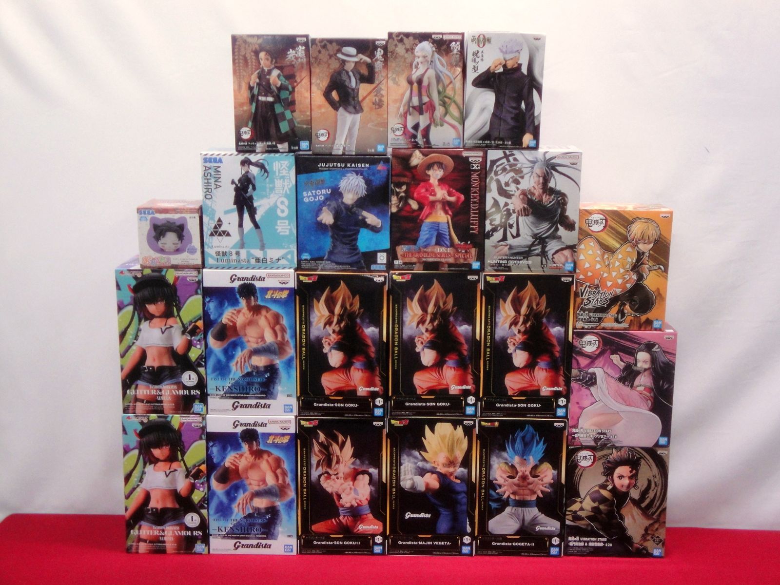 【未開封品】ドラゴンボール 鬼滅の刃 呪術廻戦 北斗の拳 ワンピース HUNTER×HUNTER 他 ジャンプ系 フィギュア まとめ 22点 314
