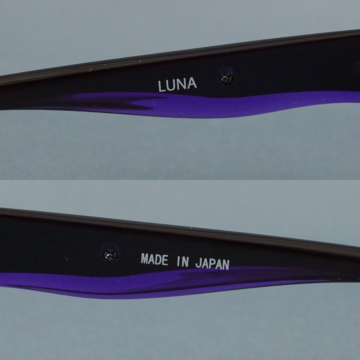 偏光サングラス SWANS LUNA USED美品 LN-0053 ブラウン クリアパープル