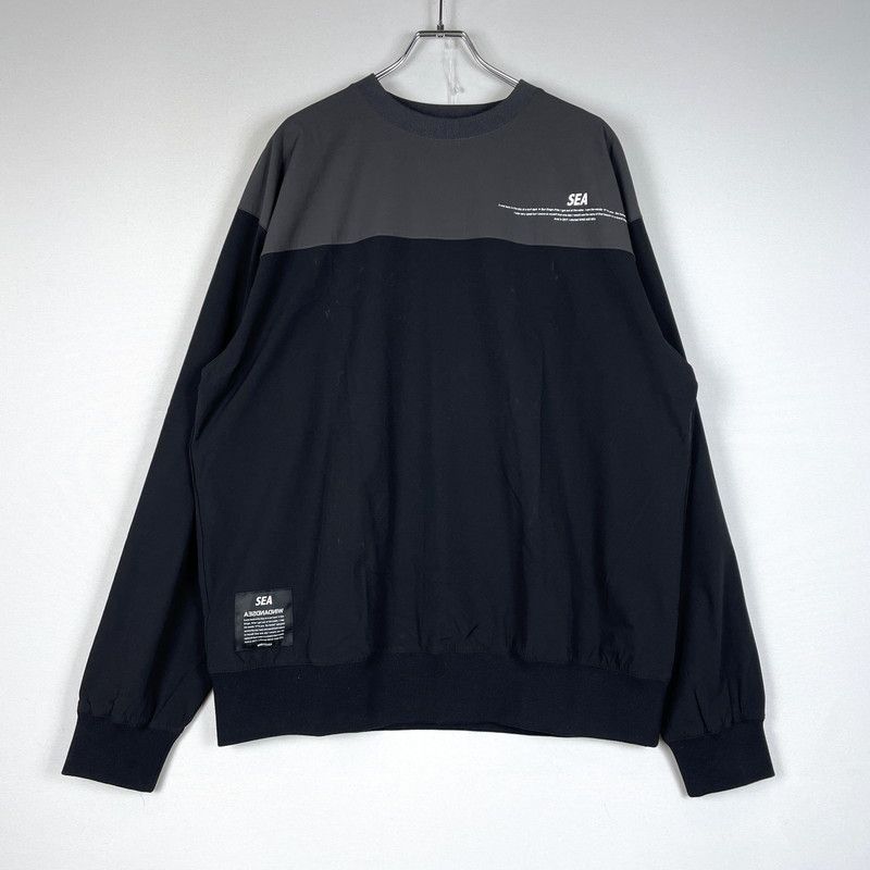【中古品】 WINDANDSEA ウィンダンシー 22AW SWITCH TECH CREW NECK WDS-O-TECH-23-Q2-CS-01 スイッチ テック クルーネック ライトアウター 【142-260507-ks-06-tei】