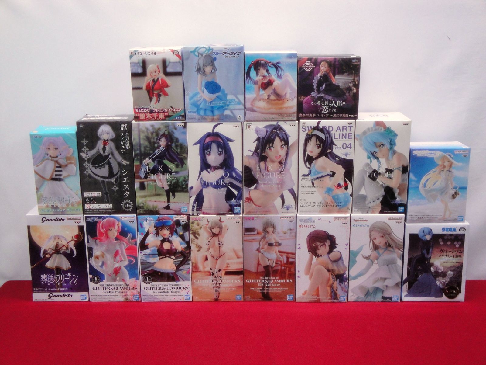 【未開封品】ソードアート・オンライン 葬送のフリーレン ガンダムSEED FREEDOM ブルーアーカイブ 他 フィギュア まとめ 20点 314