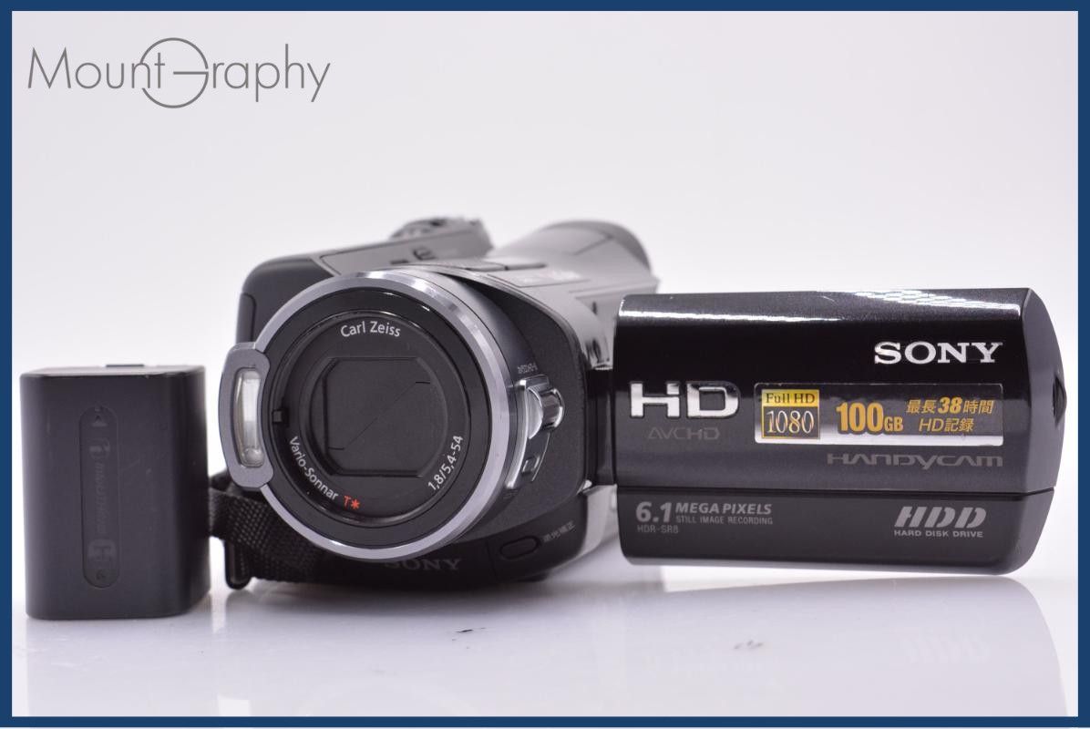 カメラ 動作保証 ソニー SONY Handycam HDR-SR8 バッテリー付属 同梱