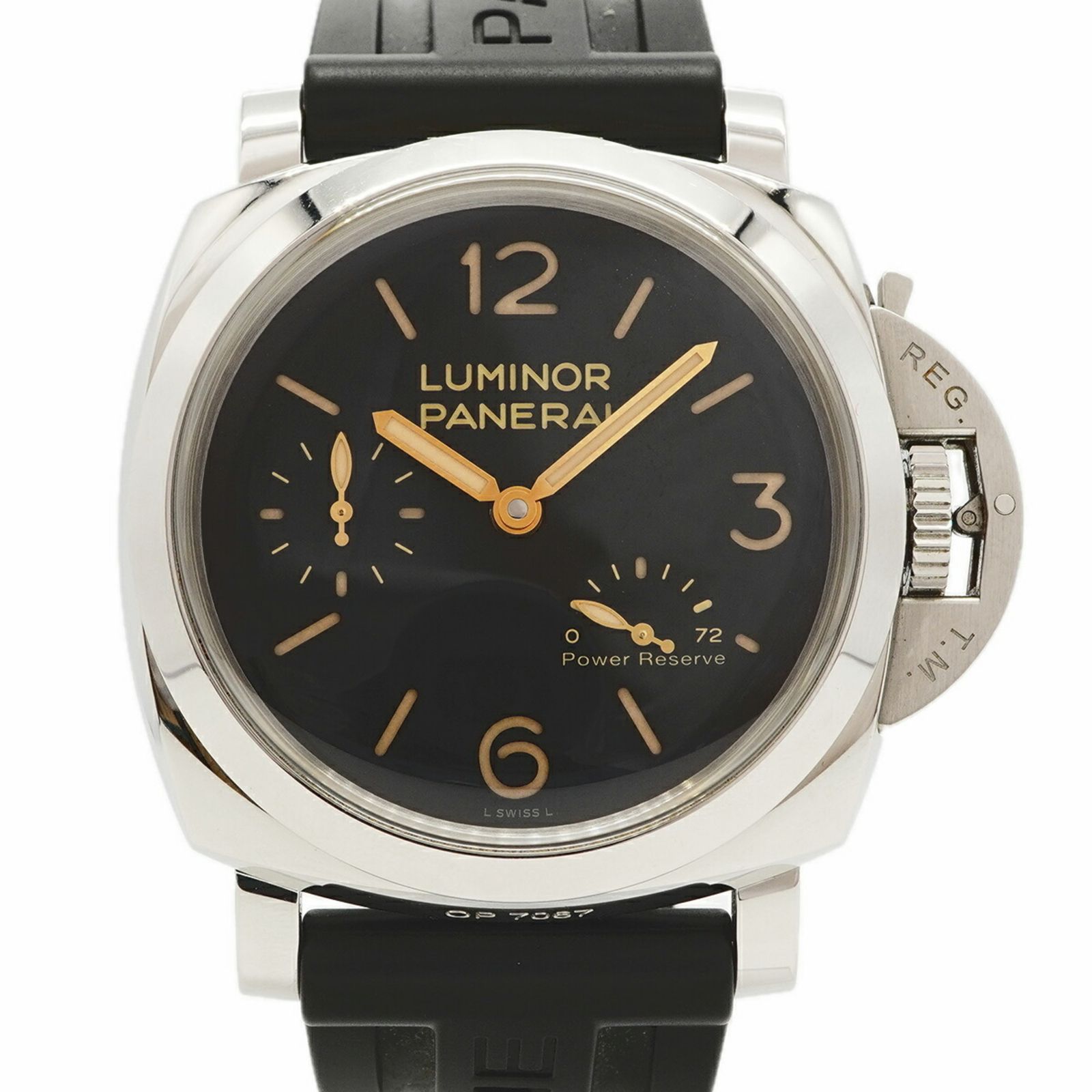 オフィチーネパネライ ルミノール 1950 PAM00423 黒文字盤腕時計 メンズ