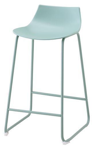 upsideDOカウンターチェアベーシックなシェルシート組立品1脚座面65cmミントグリーンD559-5C-1-MGR