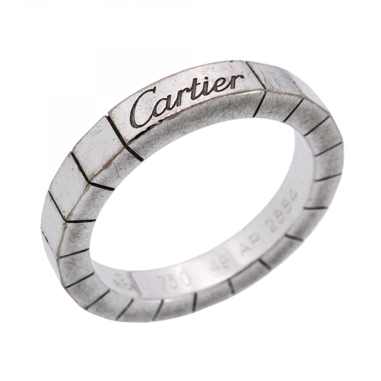 カルティエ(Cartier) カルティエ リング ラニエール 18KWG ホワイトゴールド ＃49レディース
