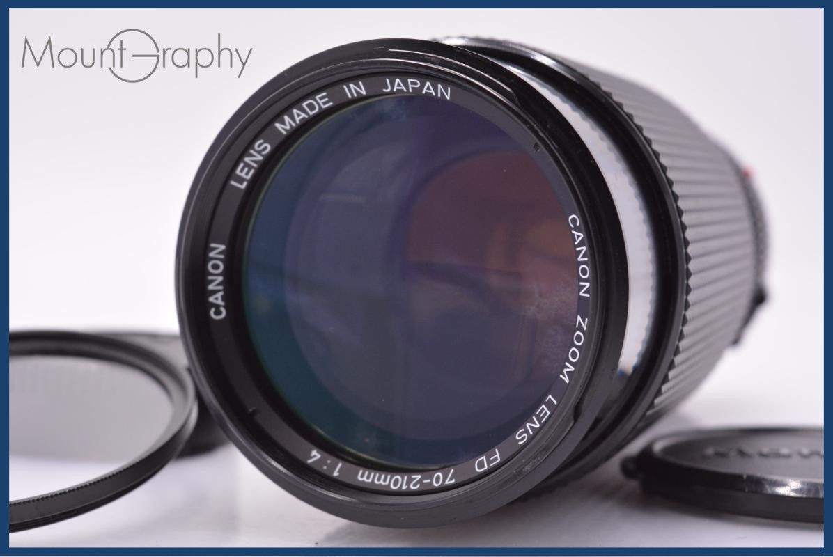 【動作保証】 キヤノン Canon NEW FD 70-210mm F4 前後キャップ&レンズフィルター付 同梱無料 #am6568