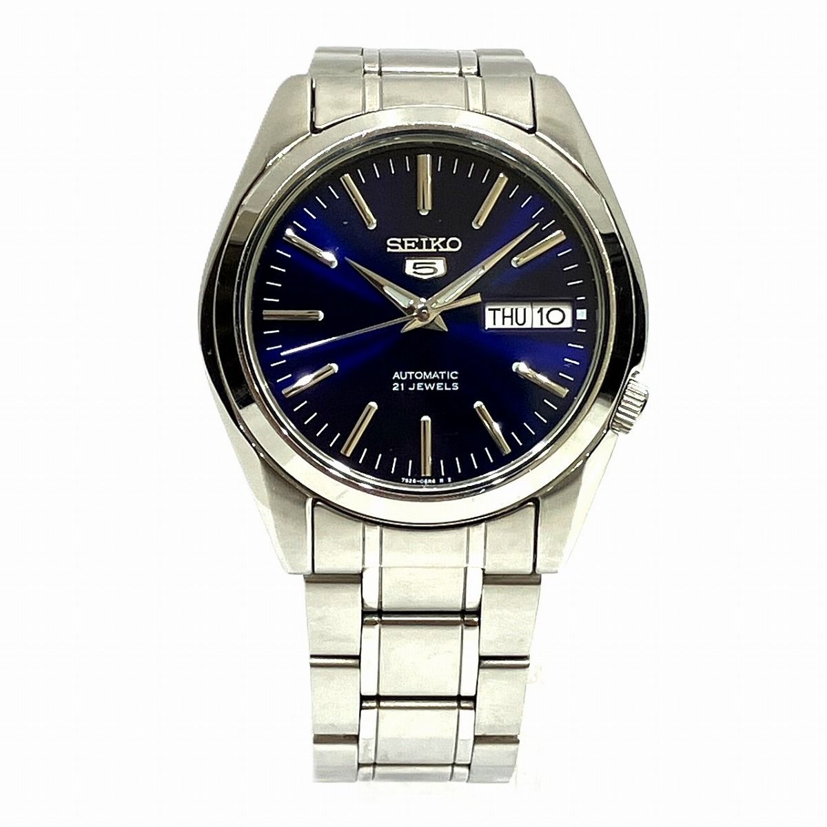 セイコー SEIKO 腕時計 総重量約99.4g SS SS 自動巻き ブルー文字盤 