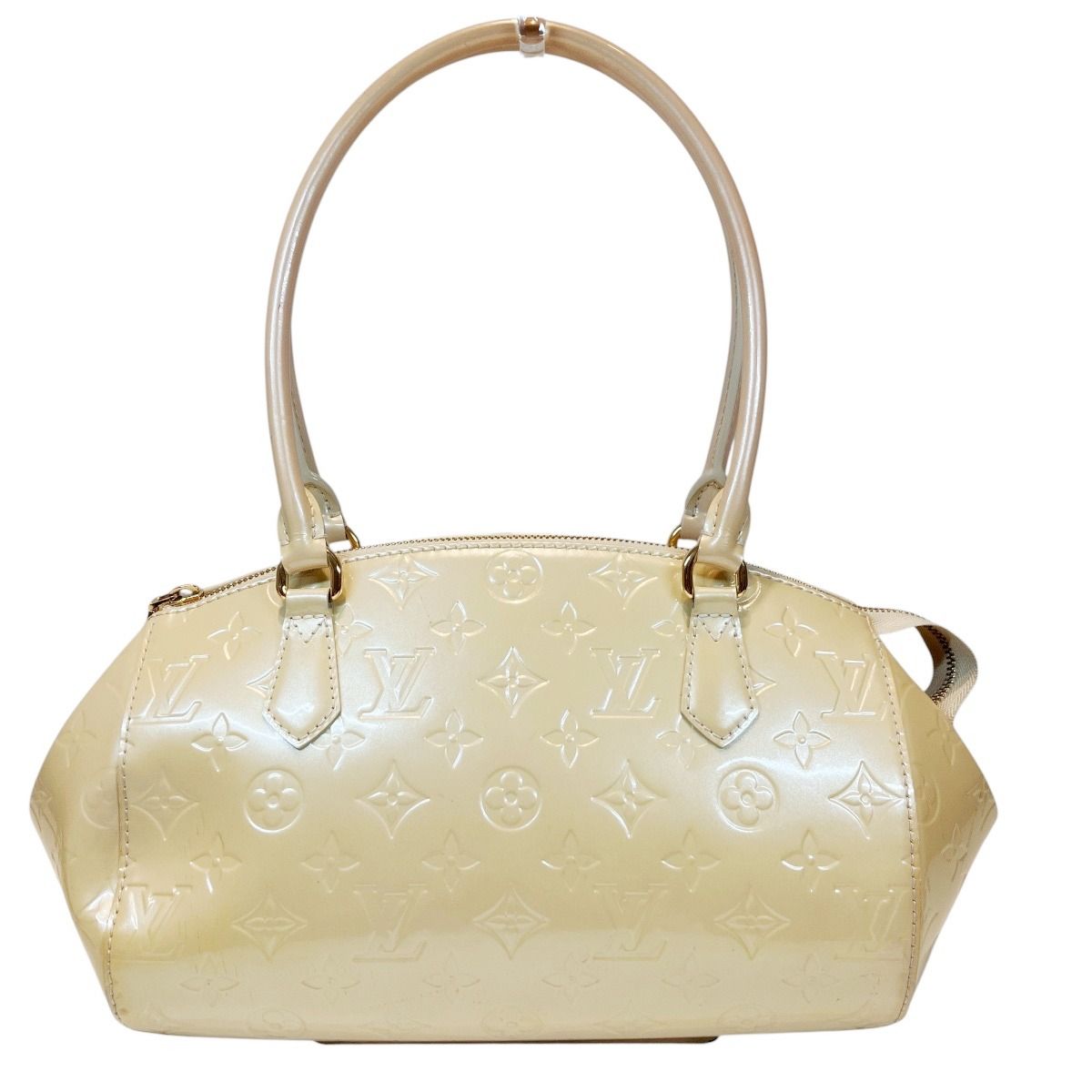 ルイ・ヴィトン LOUIS VUITTON シャーウッドPM モノグラムヴェルニ ハンドバッグ パテントレザー M91491 レディース