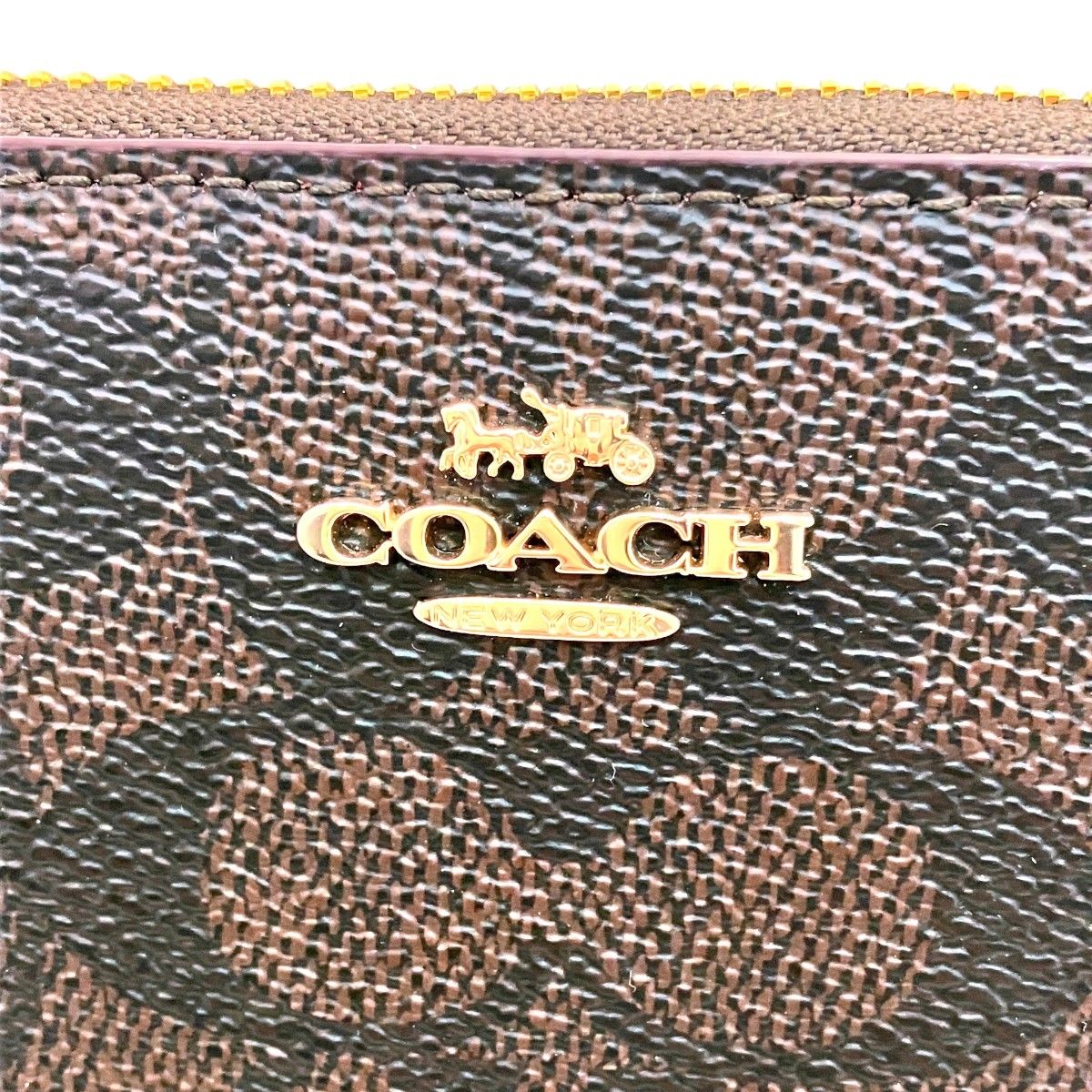 コーチ COACH ロング ジップ アラウンド ウォレット シグネチャー 長 