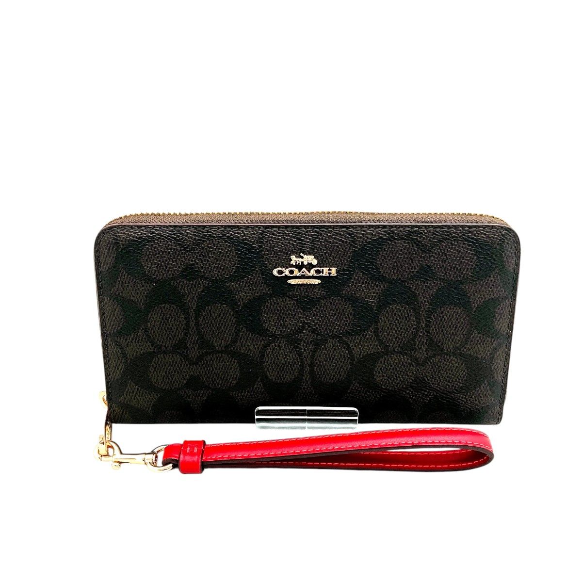 コーチ COACH ロング ジップ アラウンド ウォレット シグネチャー 長 