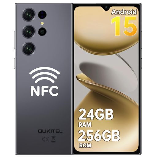 OUKITELC61ProSIMフリースマホ本体アンドロイド15スマートフォン4G対応24GB+256GB1TB拡張可能6.88インチ大画面90Hzリフレッシュ5150mAh大容量バッテリー13MPAIカメラ
